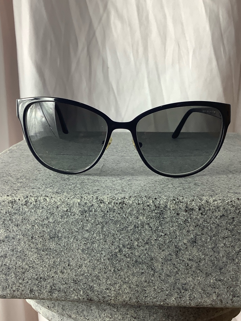 Versace Black Cat-Eye Sunglasses Authentic